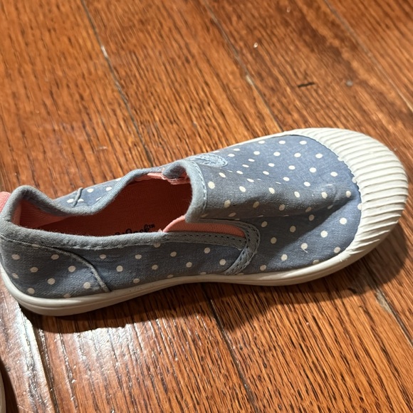 Cat & Jack girls polka dot slip on sneaker size 10 - Picture 7 of 9